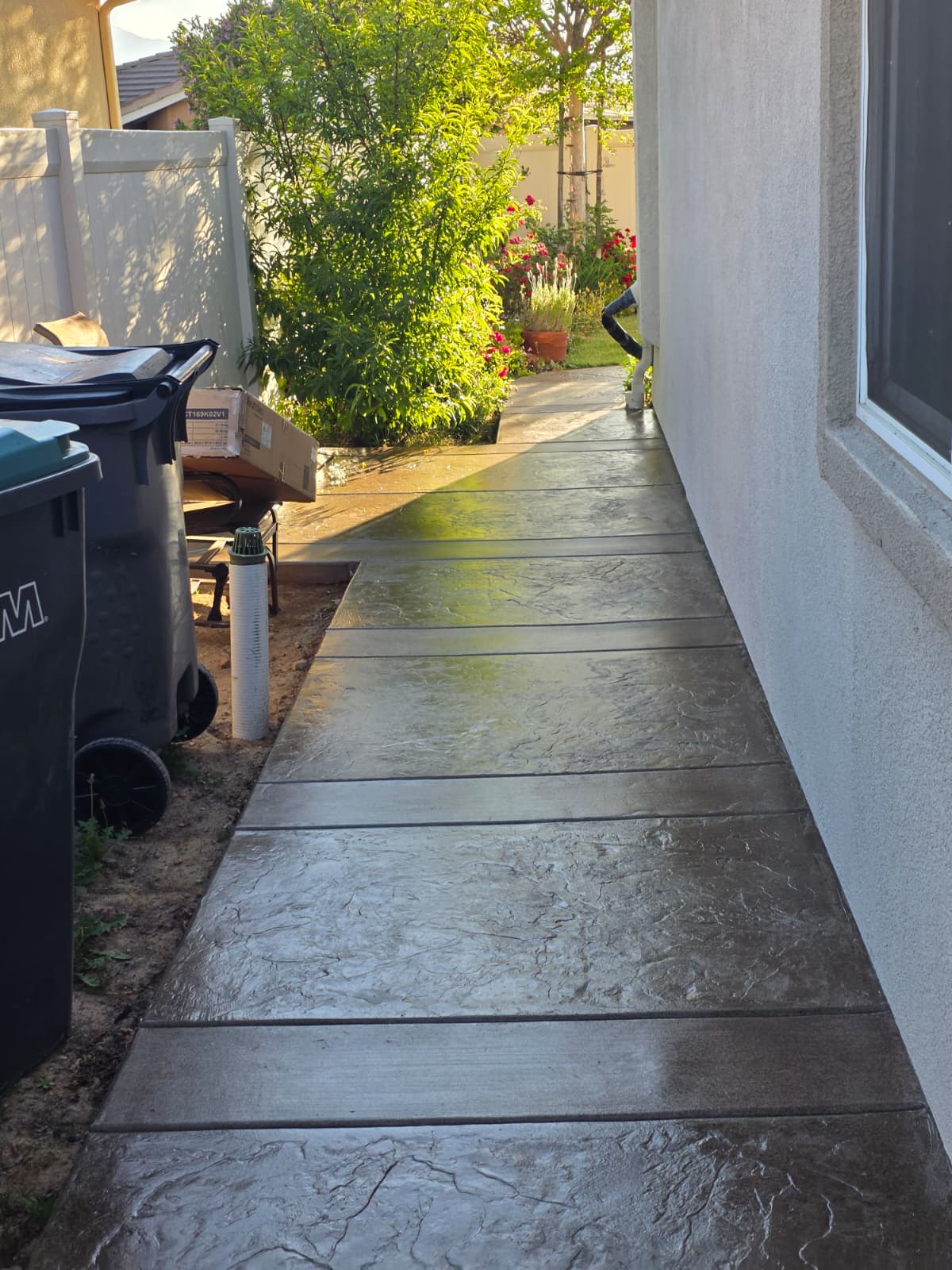 Stamped Concrete Lane